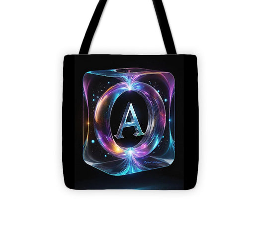 Cosmic Alphabet A - Tote Bag