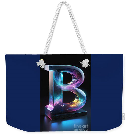 Cosmic Alphabet B - Weekender Tote Bag