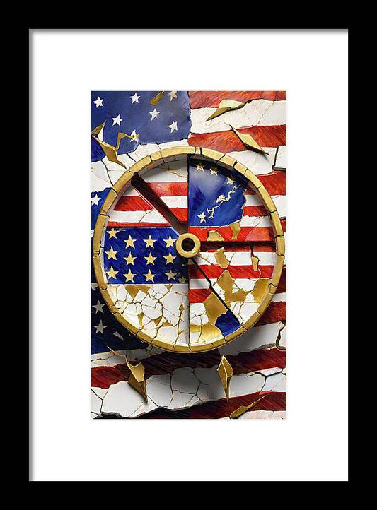 Crunch Time to Election Day - Framed Print