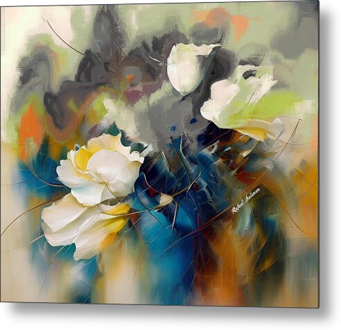 Fleeting Petals - Metal Print