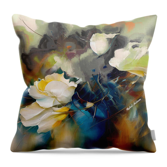 Fleeting Petals - Throw Pillow