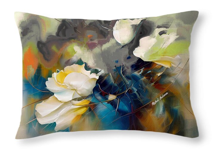 Fleeting Petals - Throw Pillow