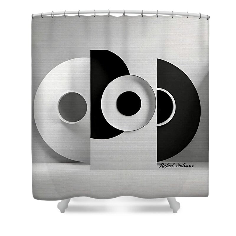 Harmony in Contrast 4 - Shower Curtain