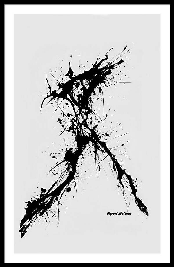 Inked Motion - Framed Print