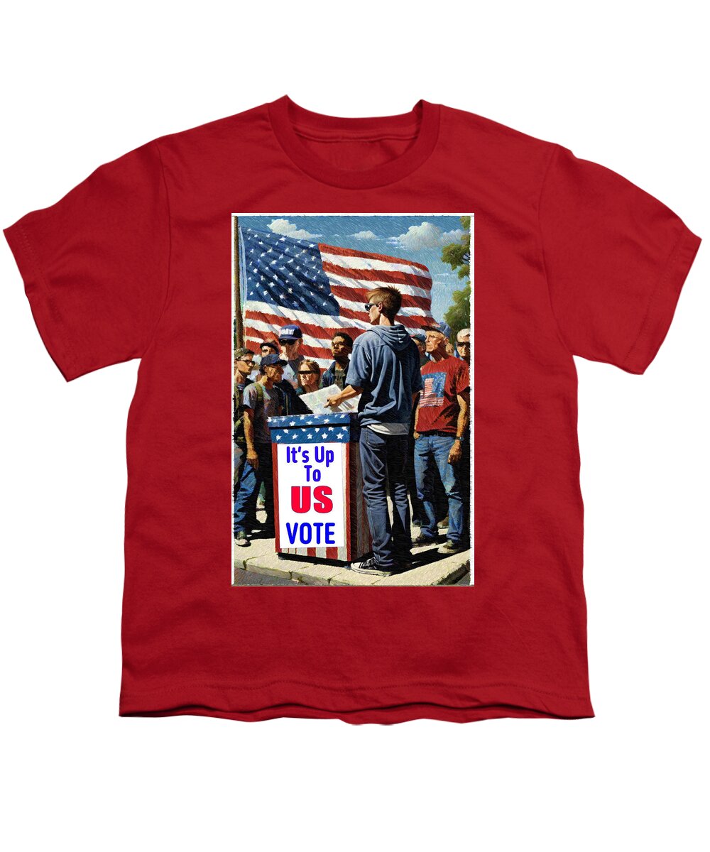 Its Up To Us - Vote - Youth T-Shirt