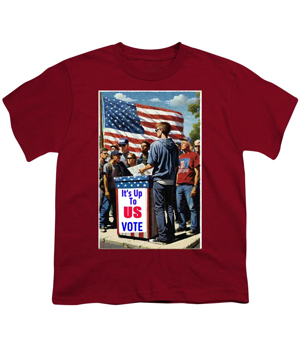 Its Up To Us - Vote - Youth T-Shirt