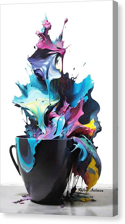 Java Palette - Canvas Print