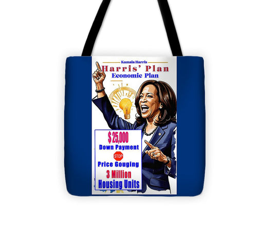 Kamala Harris - Economic Plan - Tote Bag