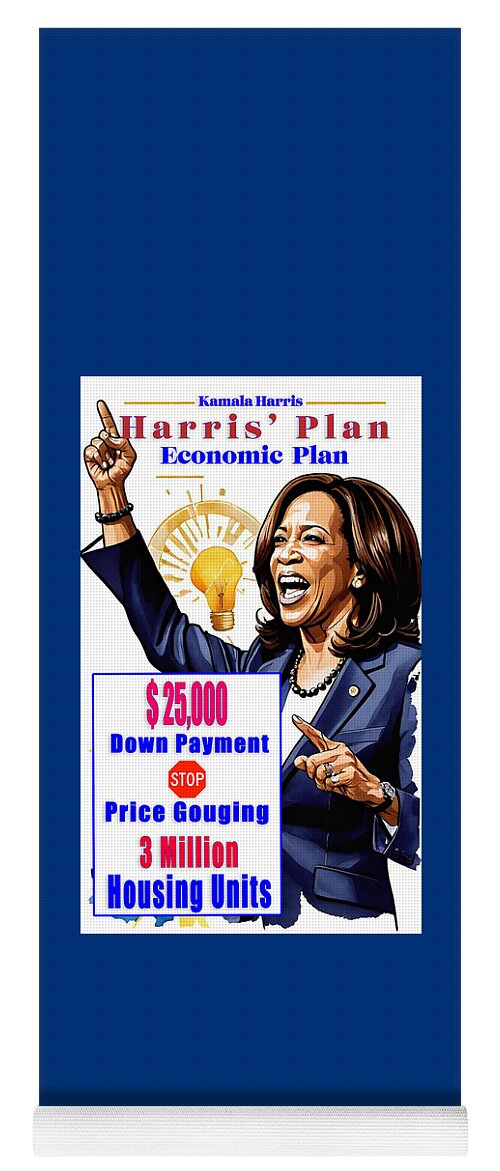 Kamala Harris - Economic Plan - Yoga Mat