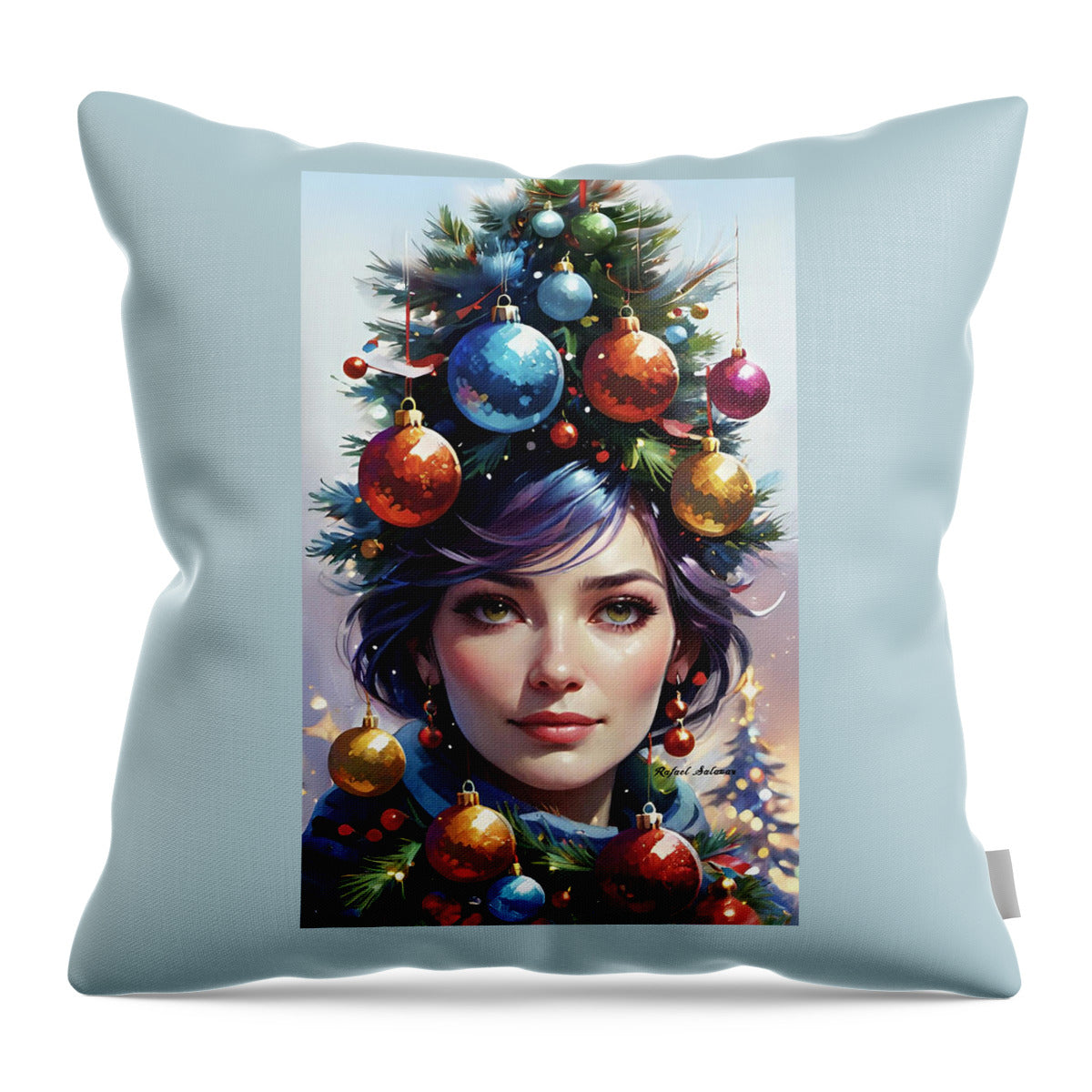 Coussin décoratif "Ô Noël moi"