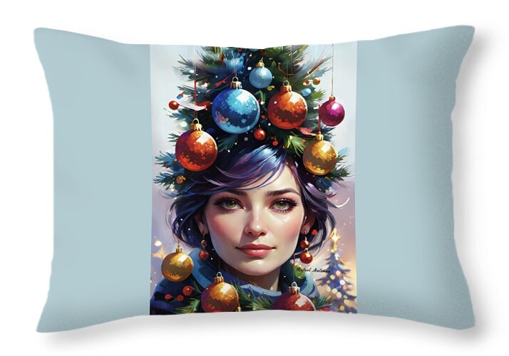 Coussin décoratif "Ô Noël moi"