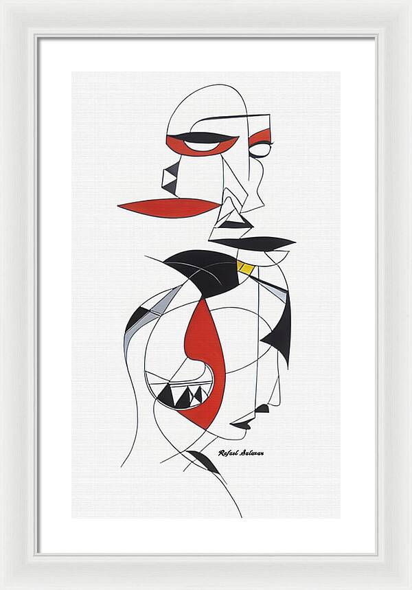 One-Line Harmony - Framed Print