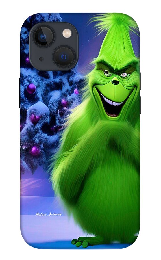 Scheming Grinch in Holiday Bliss - Phone Case