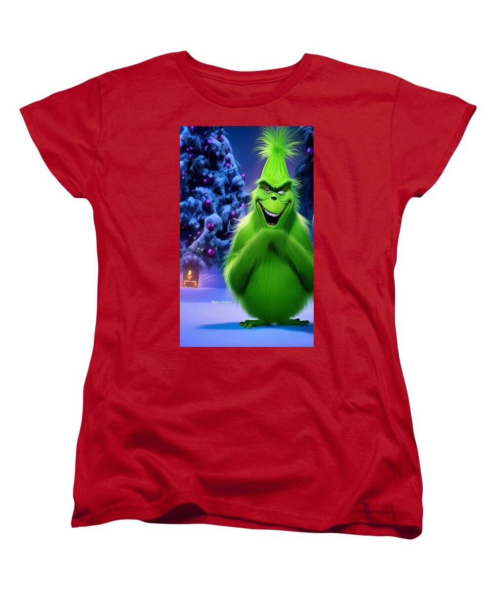 Scheming Grinch in Holiday Bliss - Women's T-Shirt (Standard Fit)