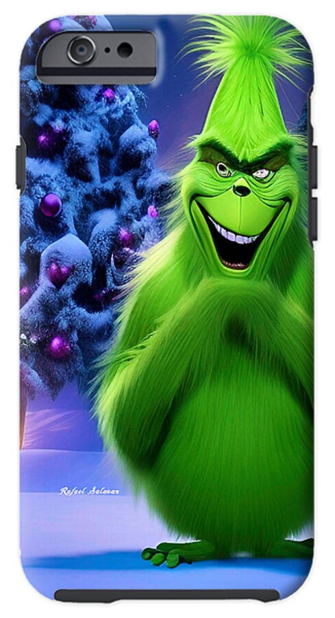 Scheming Grinch in Holiday Bliss - Phone Case