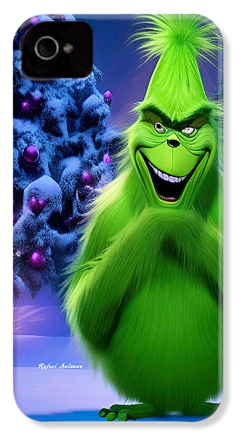 Scheming Grinch in Holiday Bliss - Phone Case