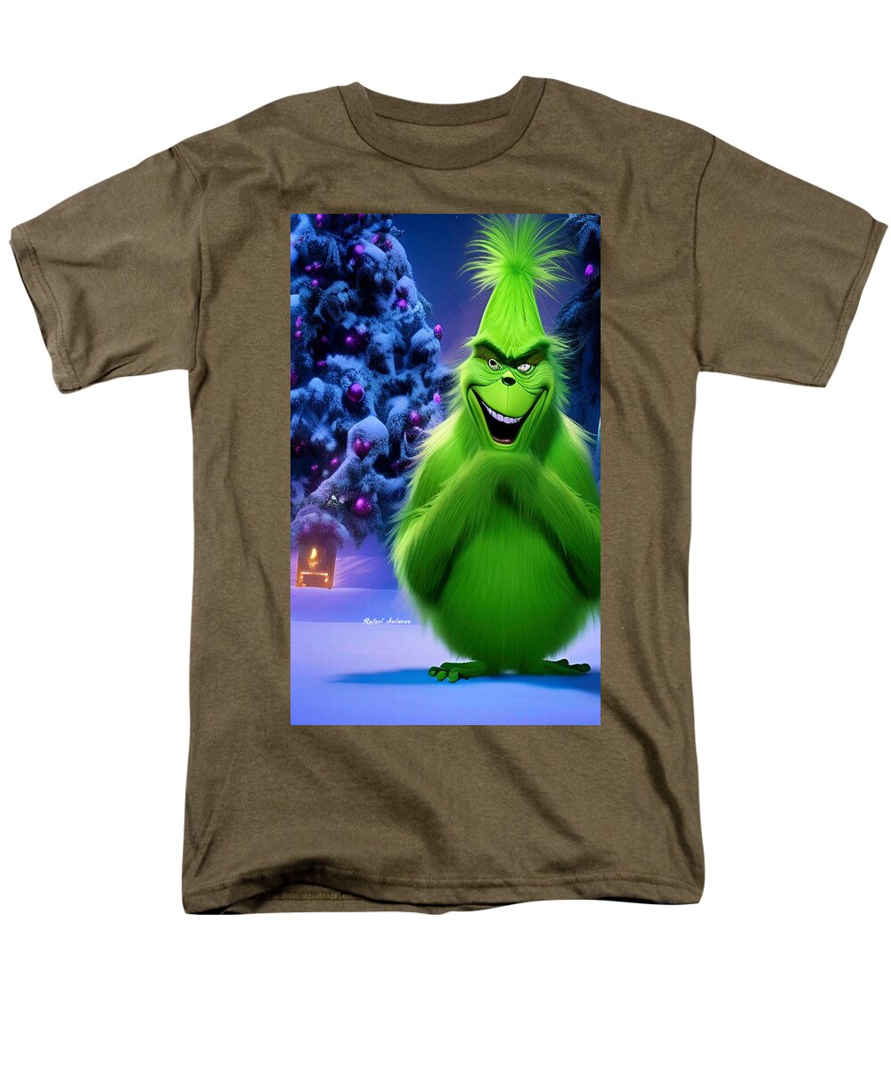 Scheming Grinch in Holiday Bliss - Men's T-Shirt  (Regular Fit)