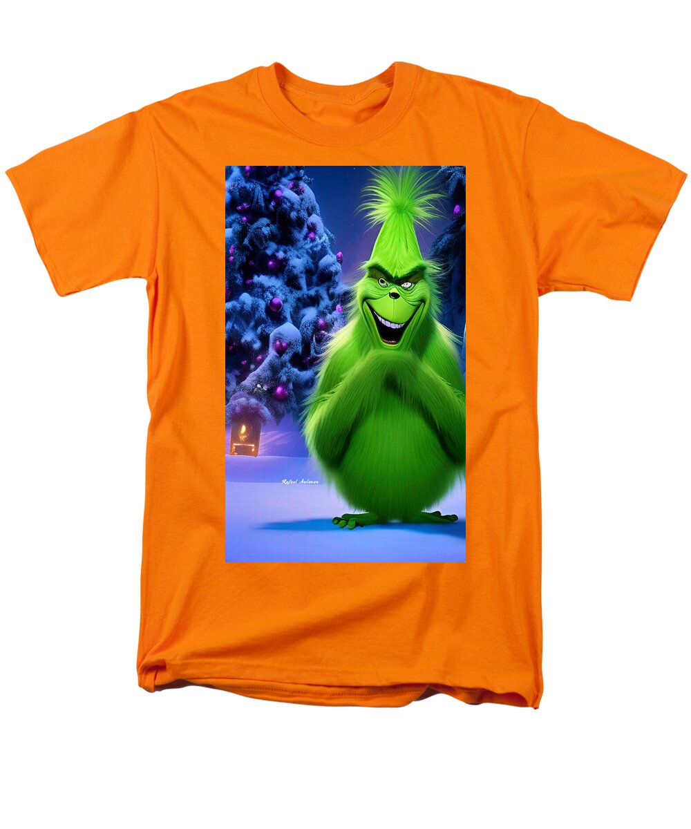 Scheming Grinch in Holiday Bliss - Men's T-Shirt  (Regular Fit)