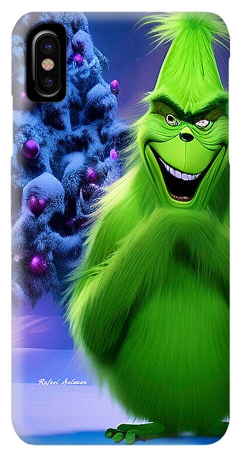 Scheming Grinch in Holiday Bliss - Phone Case