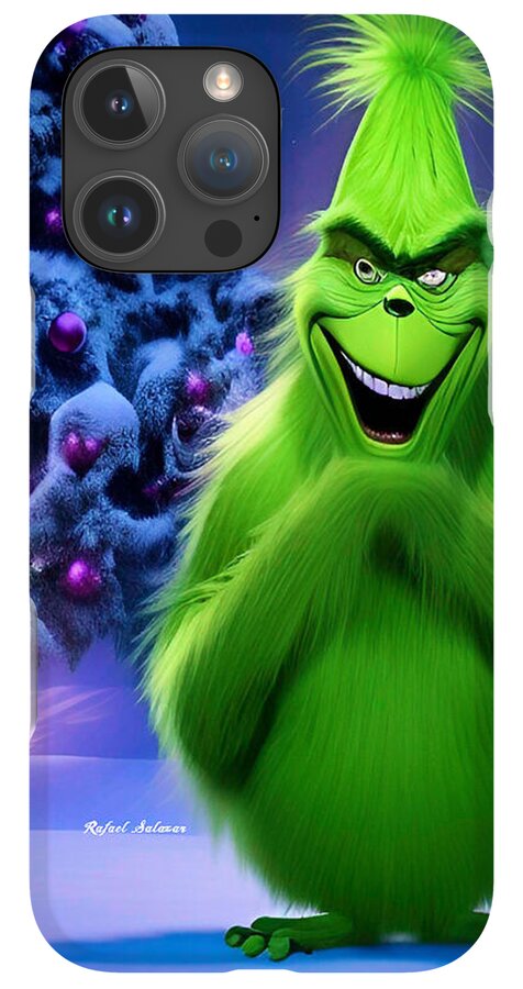 Scheming Grinch in Holiday Bliss - Phone Case