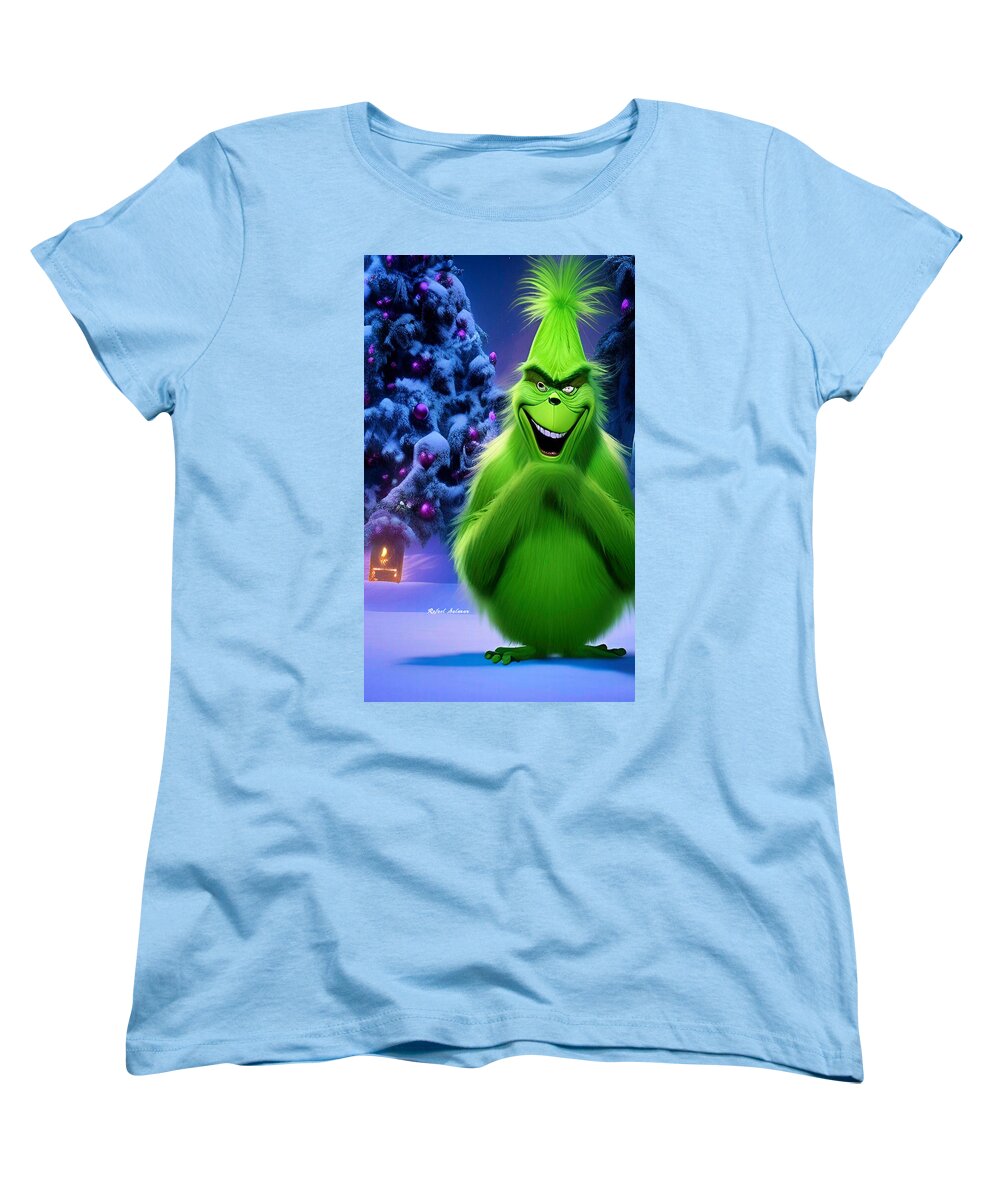 Scheming Grinch in Holiday Bliss - Women's T-Shirt (Standard Fit)