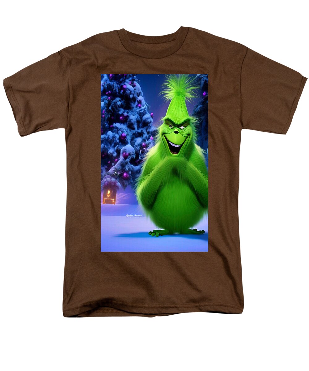 Scheming Grinch in Holiday Bliss - Men's T-Shirt  (Regular Fit)