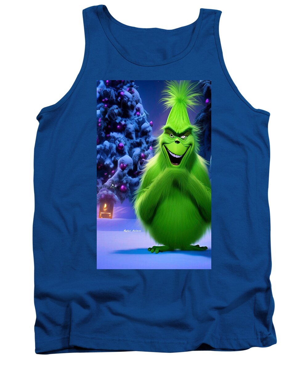 Scheming Grinch in Holiday Bliss - Tank Top