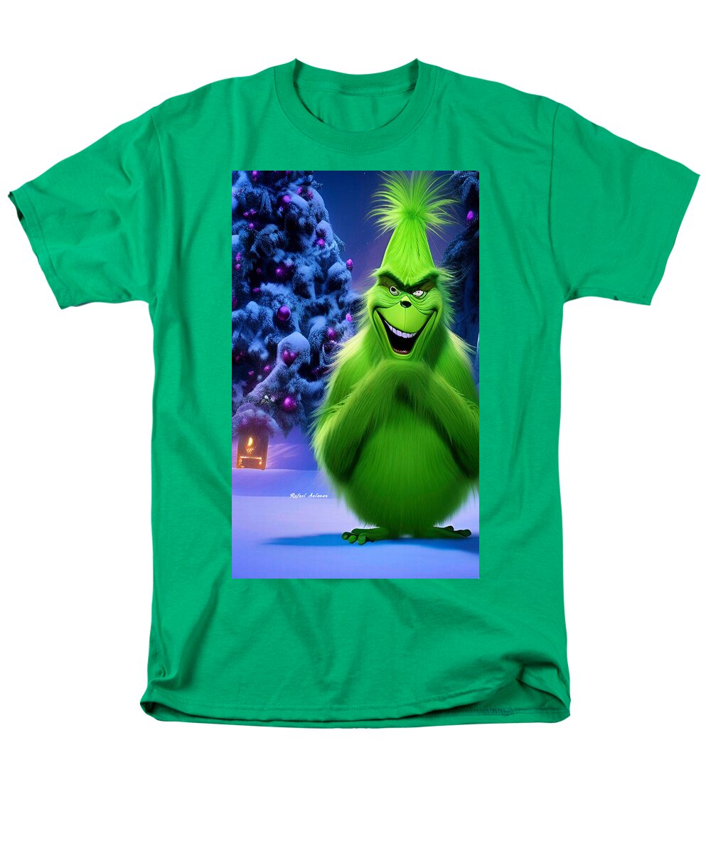 Scheming Grinch in Holiday Bliss - Men's T-Shirt  (Regular Fit)