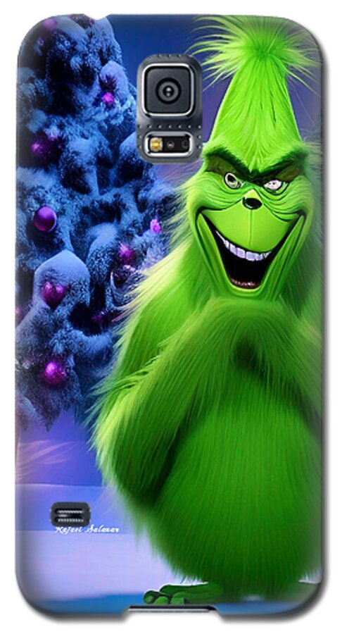 Scheming Grinch in Holiday Bliss - Phone Case