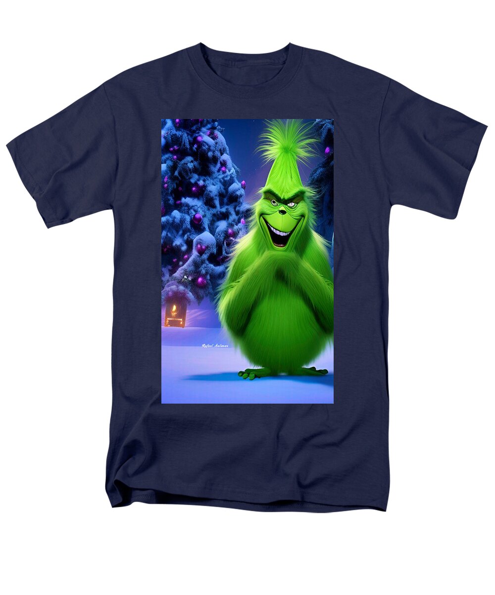 Scheming Grinch in Holiday Bliss - Men's T-Shirt  (Regular Fit)