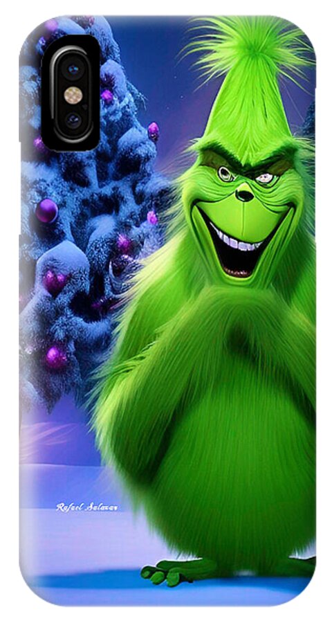 Scheming Grinch in Holiday Bliss - Phone Case