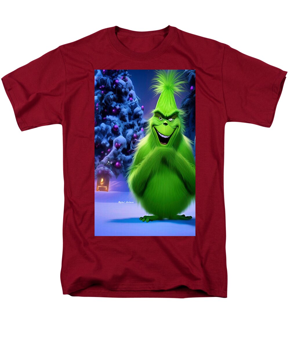 Scheming Grinch in Holiday Bliss - Men's T-Shirt  (Regular Fit)