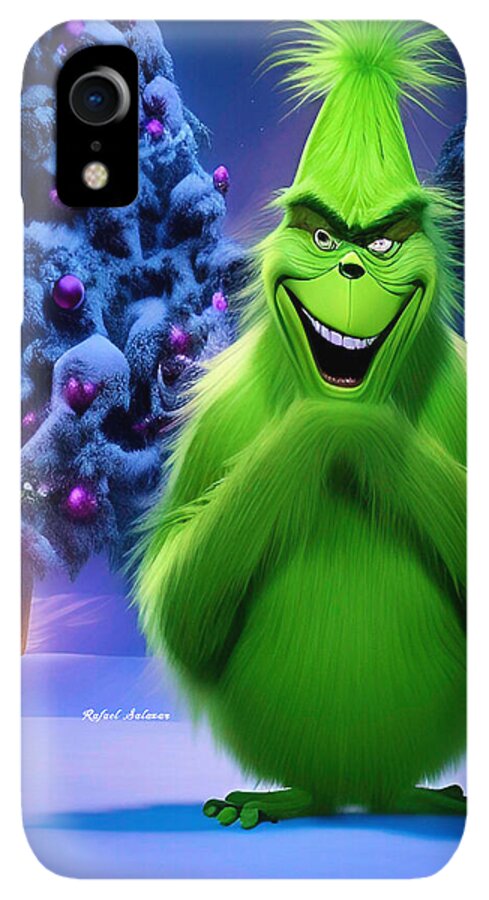 Scheming Grinch in Holiday Bliss - Phone Case