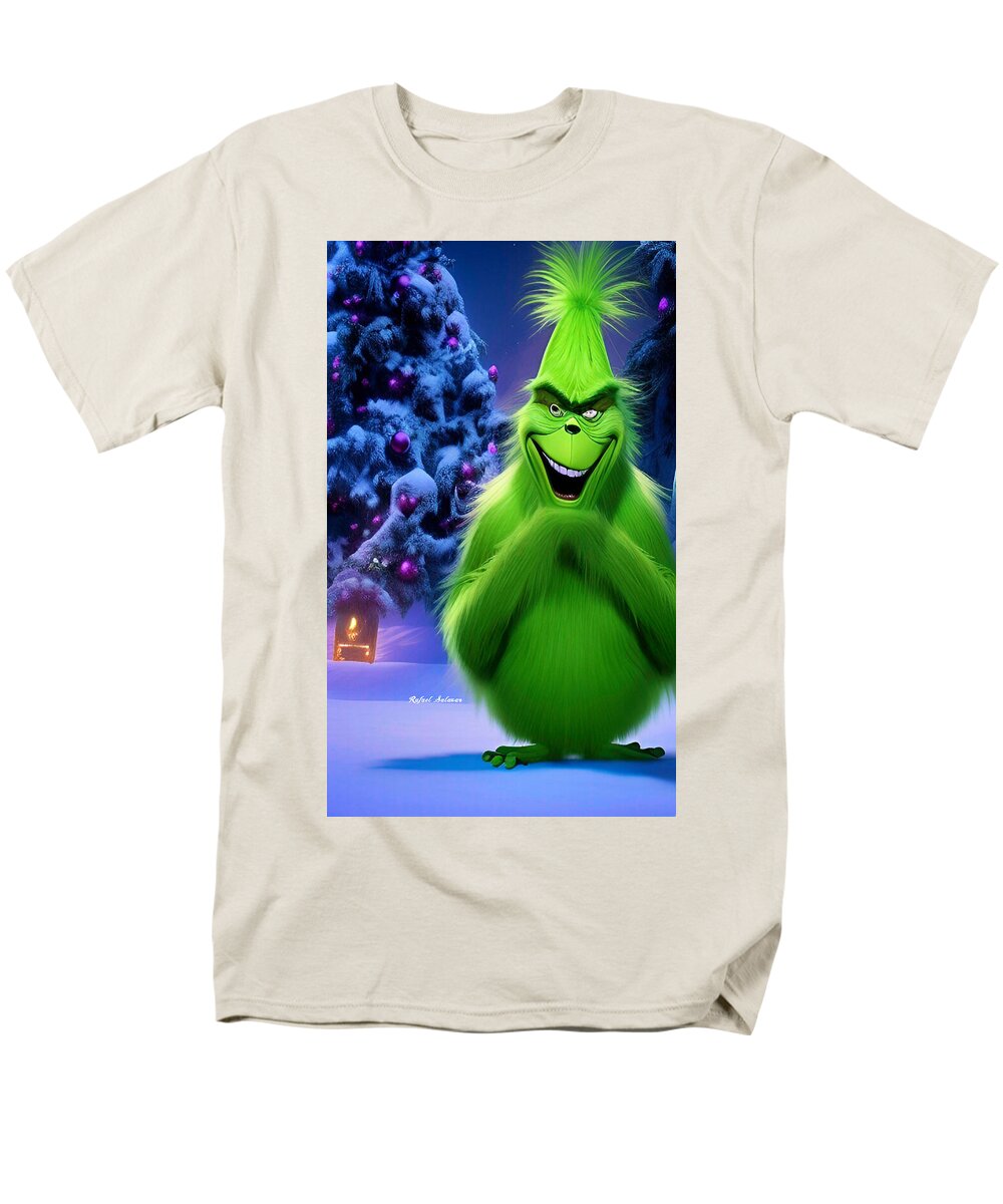 Scheming Grinch in Holiday Bliss - Men's T-Shirt  (Regular Fit)