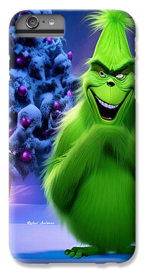 Scheming Grinch in Holiday Bliss - Phone Case