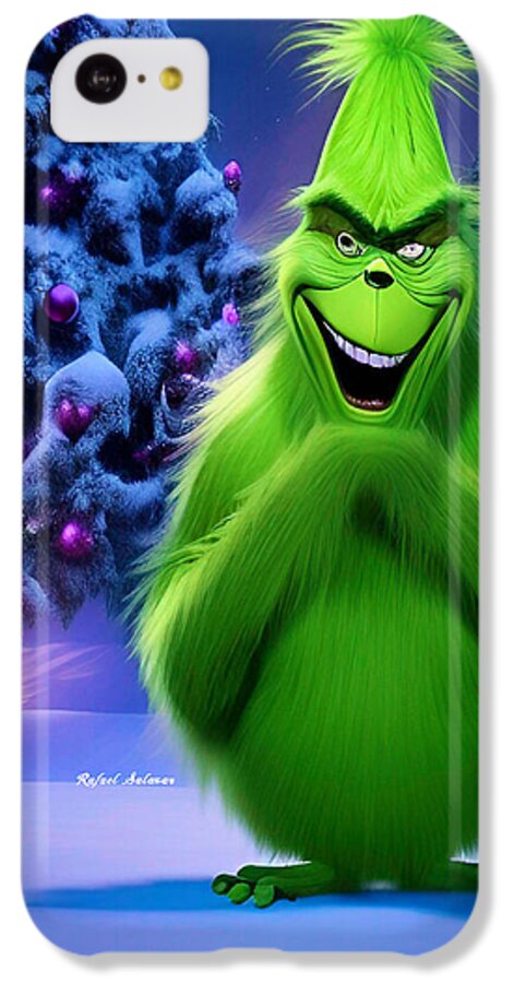 Scheming Grinch in Holiday Bliss - Phone Case