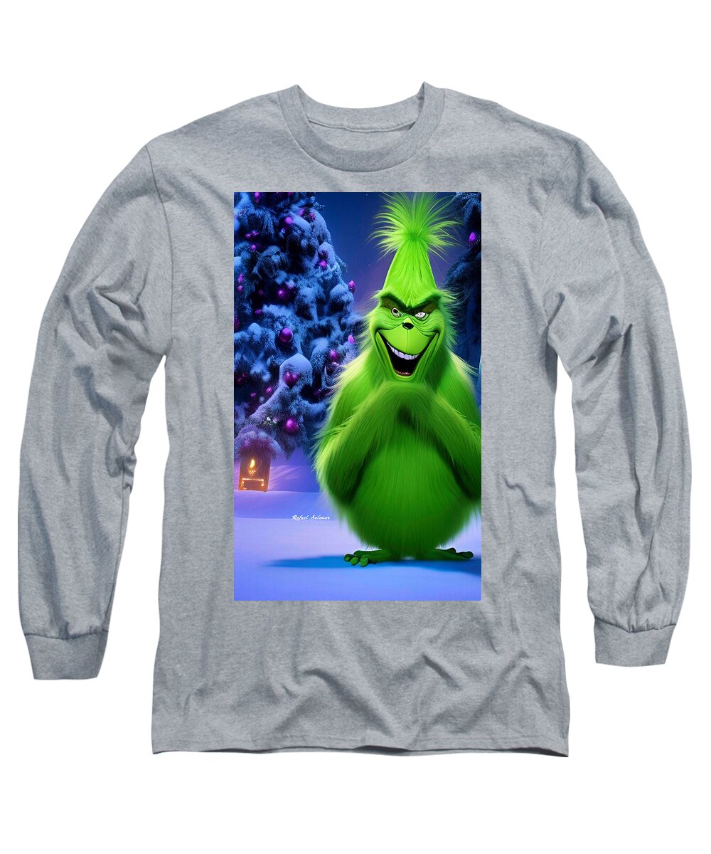 Scheming Grinch in Holiday Bliss - Long Sleeve T-Shirt