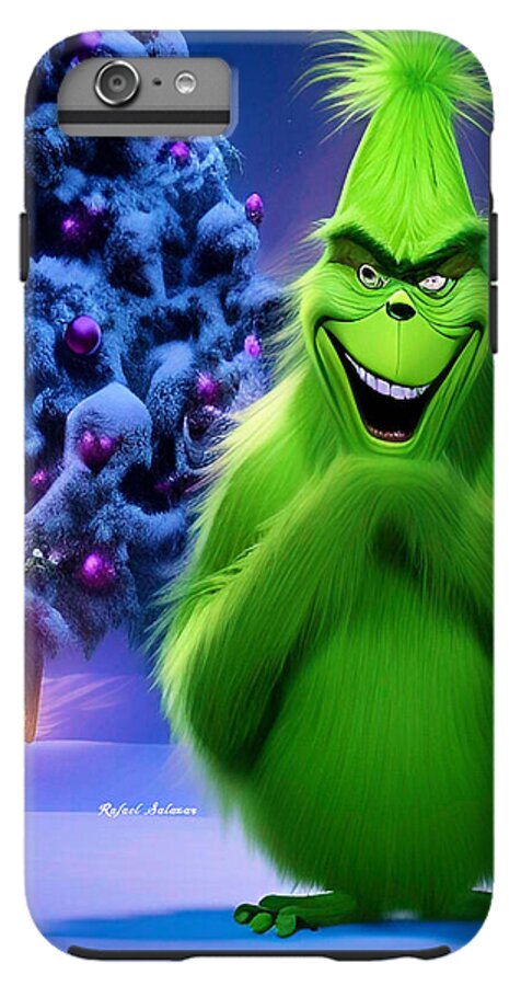 Scheming Grinch in Holiday Bliss - Phone Case