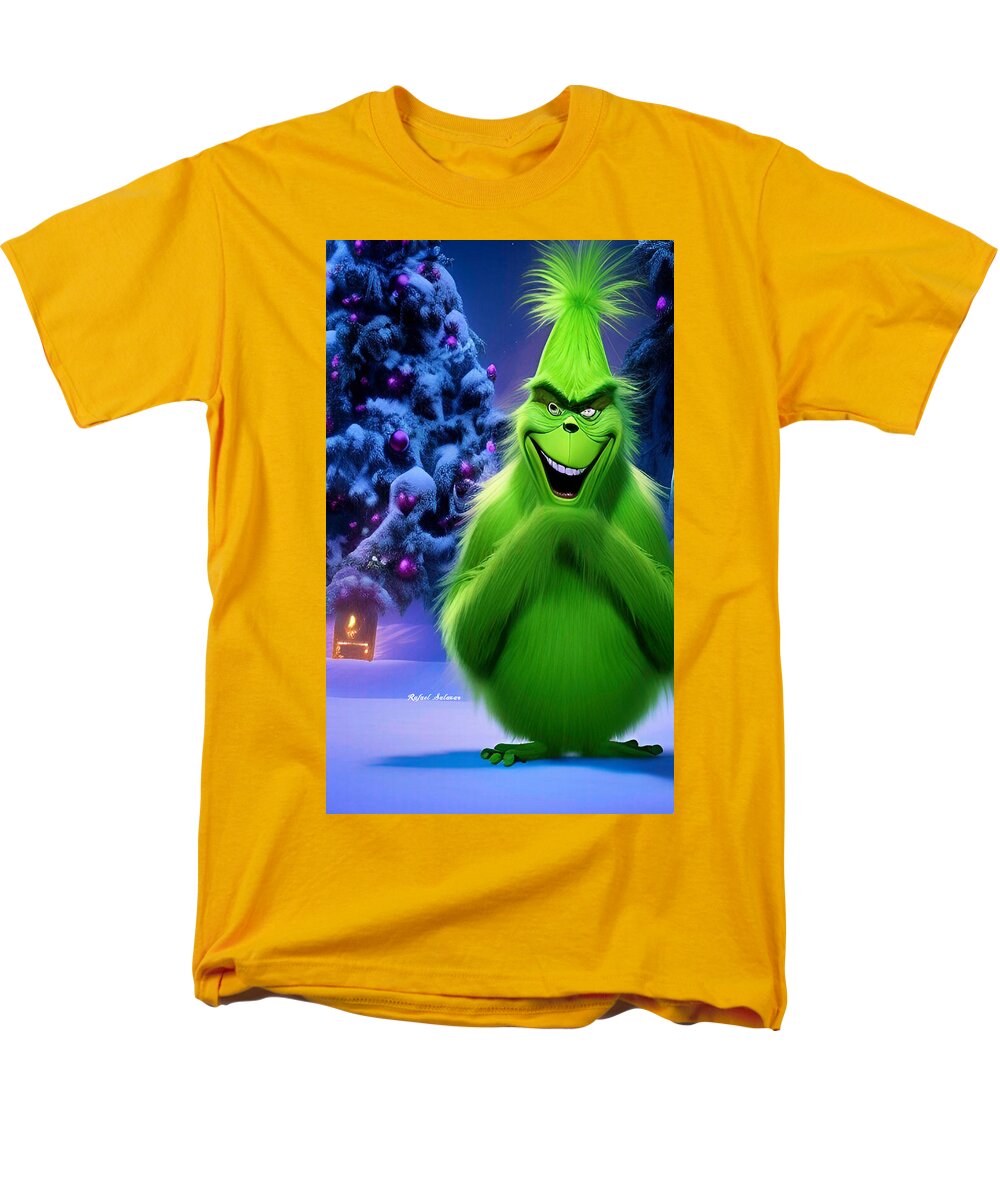 Scheming Grinch in Holiday Bliss - Men's T-Shirt  (Regular Fit)