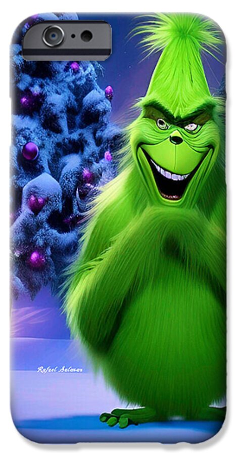 Scheming Grinch in Holiday Bliss - Phone Case