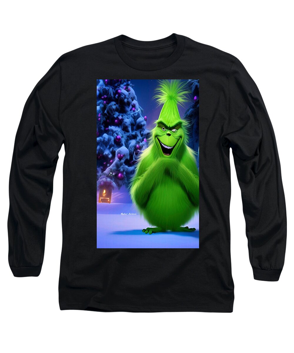 Scheming Grinch in Holiday Bliss - Long Sleeve T-Shirt