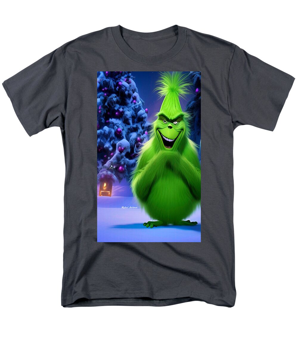 Scheming Grinch in Holiday Bliss - Men's T-Shirt  (Regular Fit)