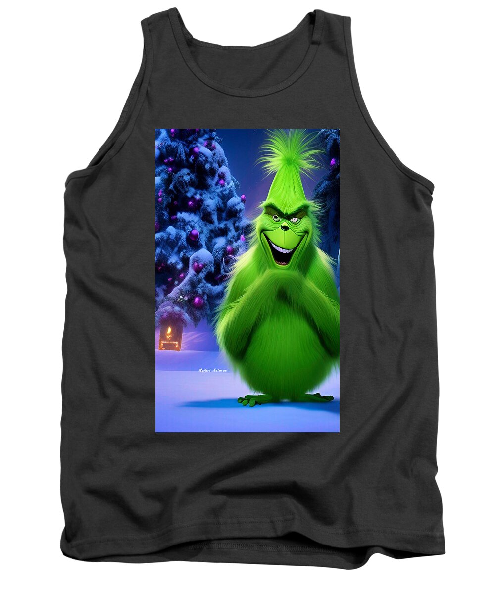 Scheming Grinch in Holiday Bliss - Tank Top