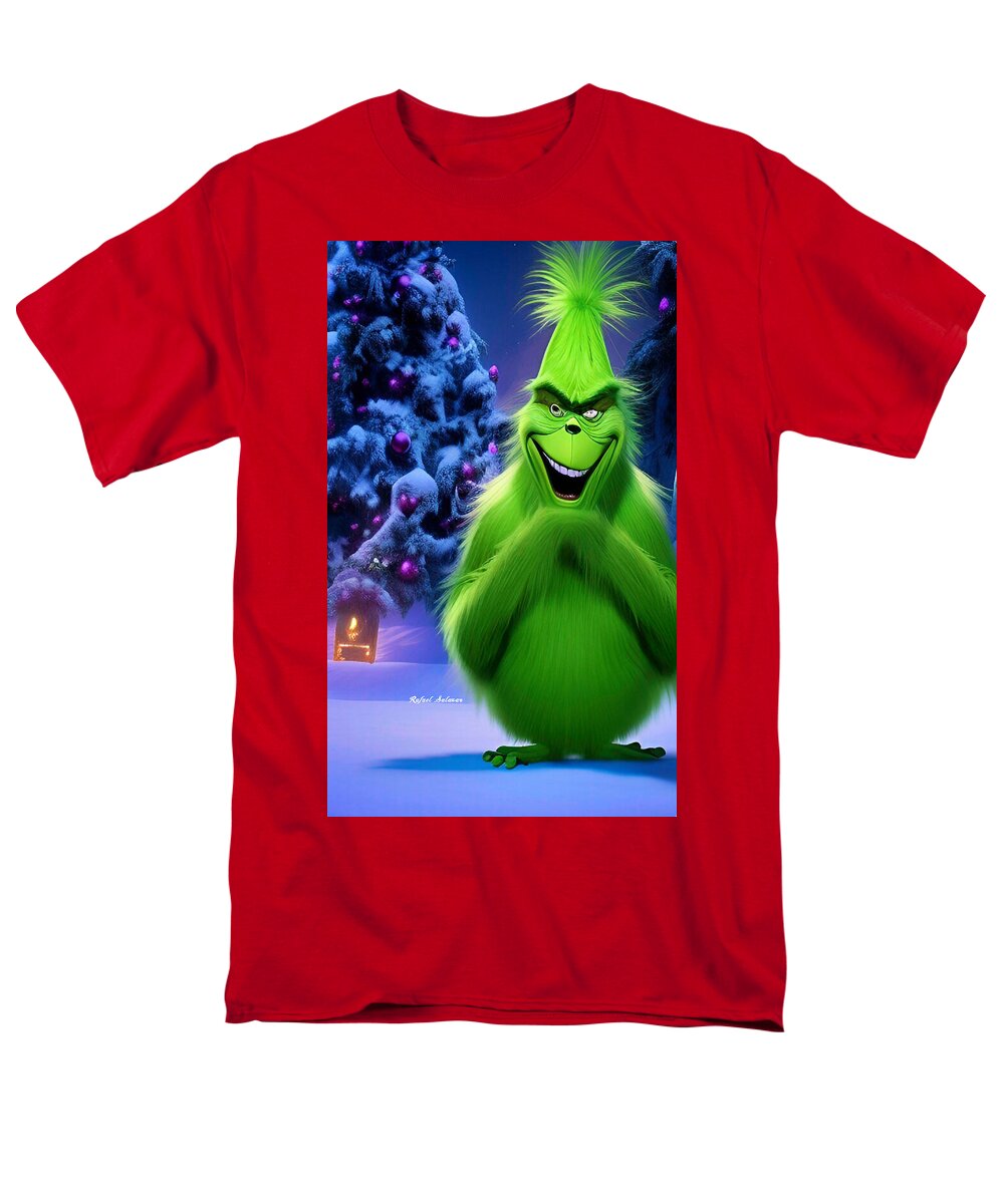 Scheming Grinch in Holiday Bliss - Men's T-Shirt  (Regular Fit)