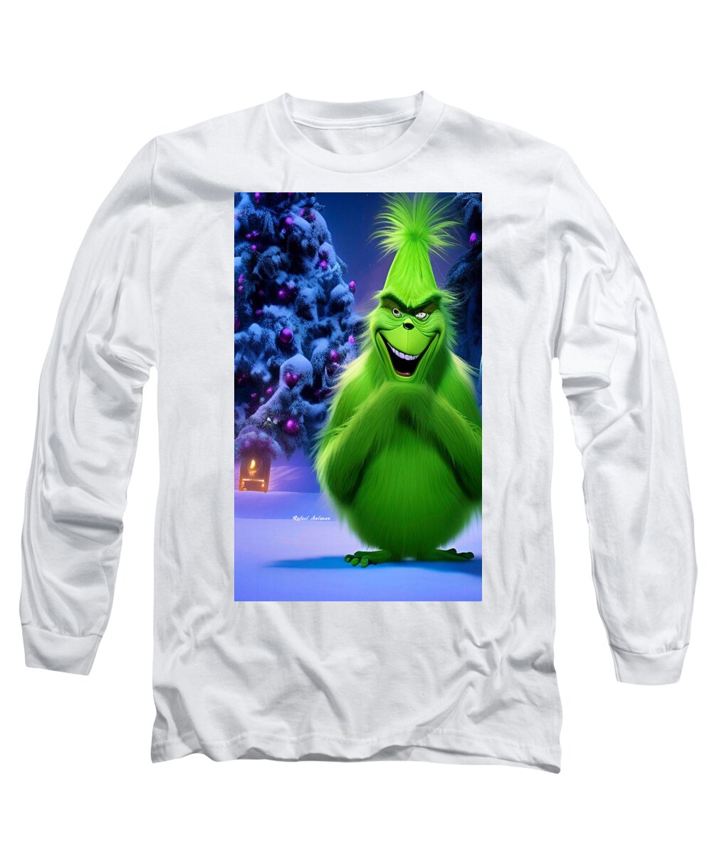 Scheming Grinch in Holiday Bliss - Long Sleeve T-Shirt