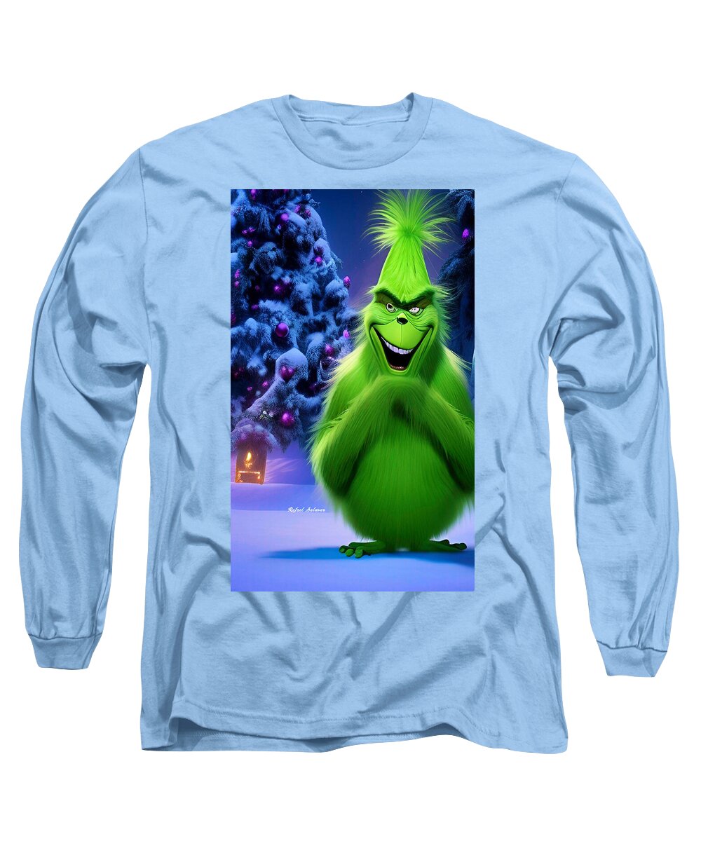 Scheming Grinch in Holiday Bliss - Long Sleeve T-Shirt