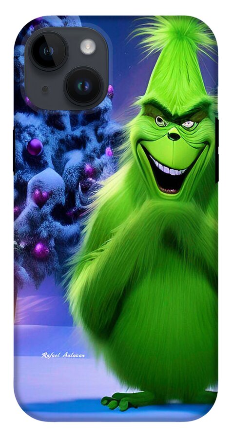 Scheming Grinch in Holiday Bliss - Phone Case