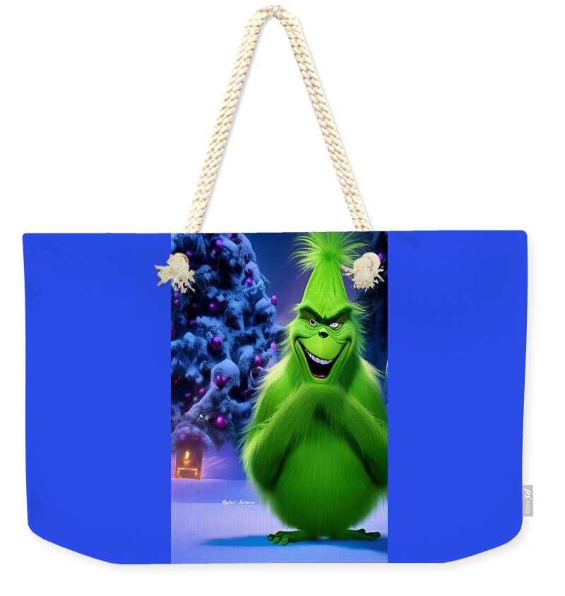 Scheming Grinch in Holiday Bliss - Weekender Tote Bag