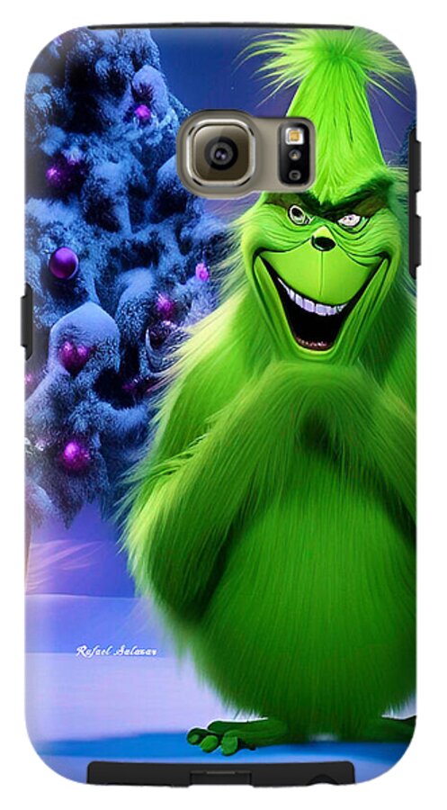 Scheming Grinch in Holiday Bliss - Phone Case