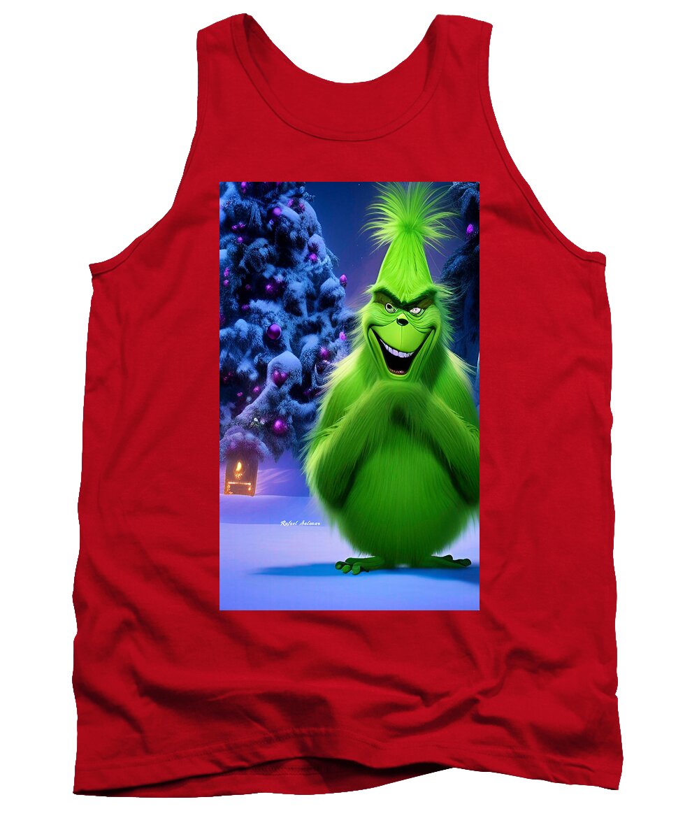 Scheming Grinch in Holiday Bliss - Tank Top